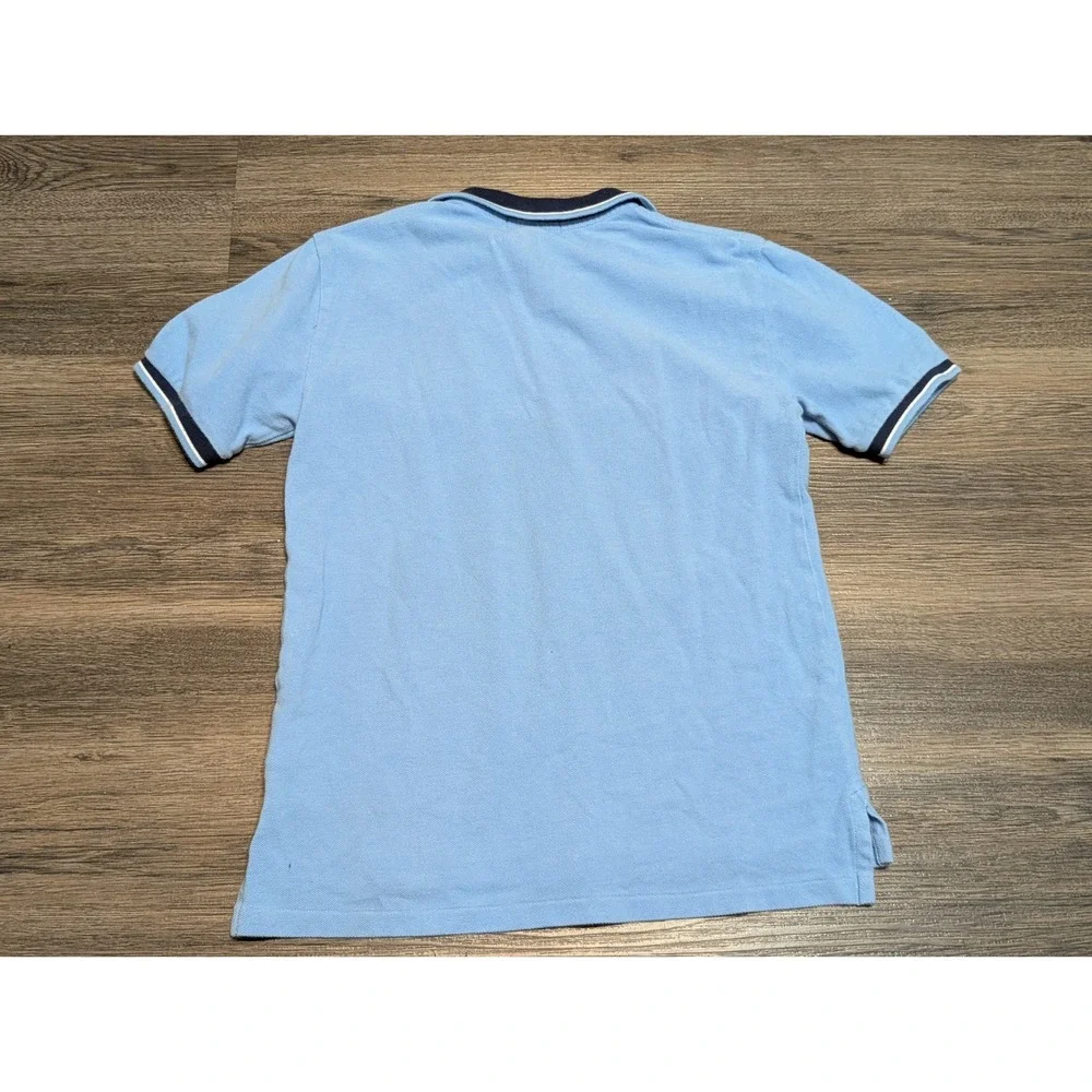 Polo Ralph Lauren Boys‎ Blue Big Pony Crest Polo Shirt Size M 10-12 Short Sleeve